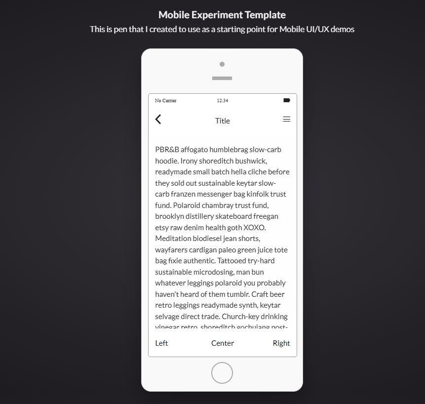 Mobile phone thumbnail