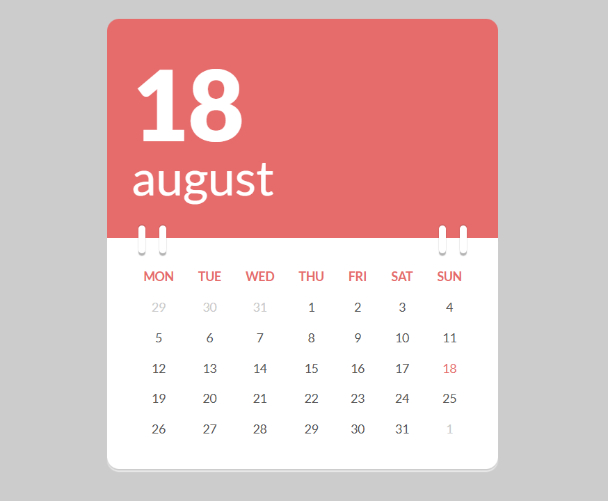 Calendar in JS thumbnail