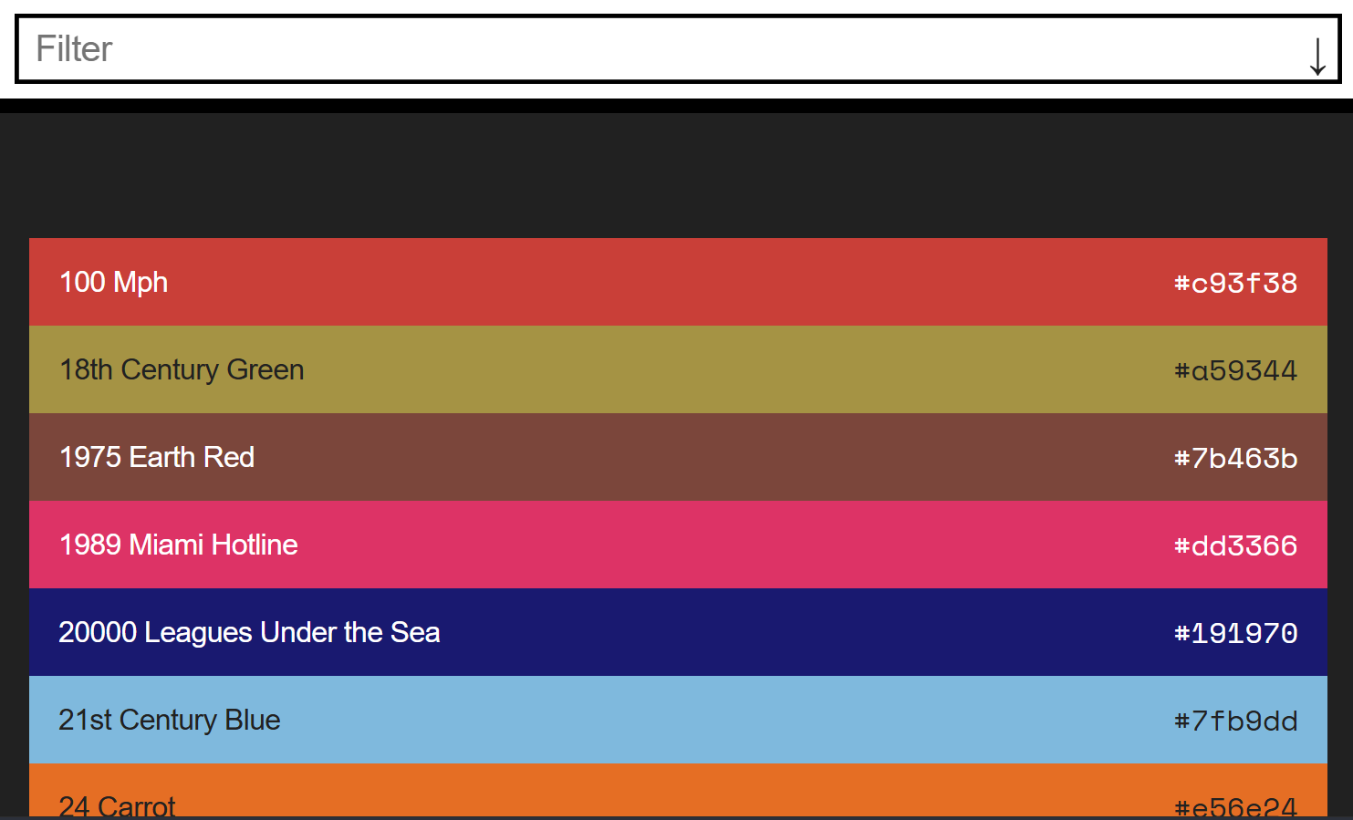 Guess a color (30 000+ colors) thumbnail
