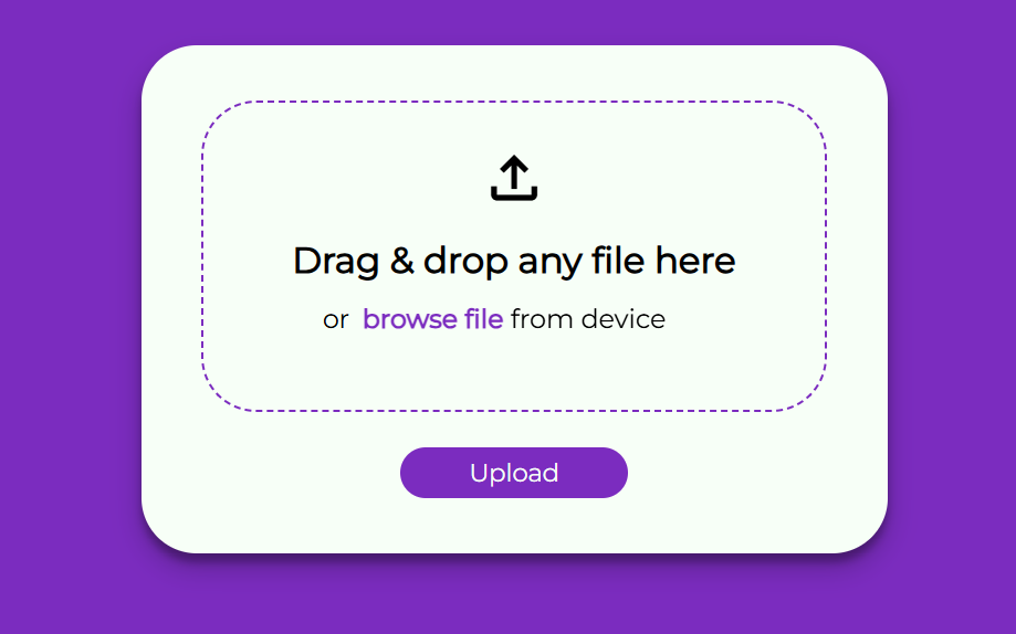 Dran-n-drop file upload thumbnail
