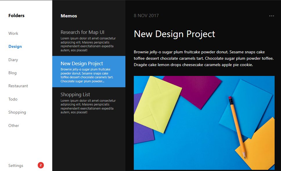 Note-taking app with Electron thumbnail