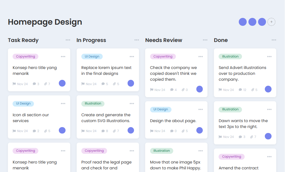 Responsive task sorting with SortableJS! thumbnail