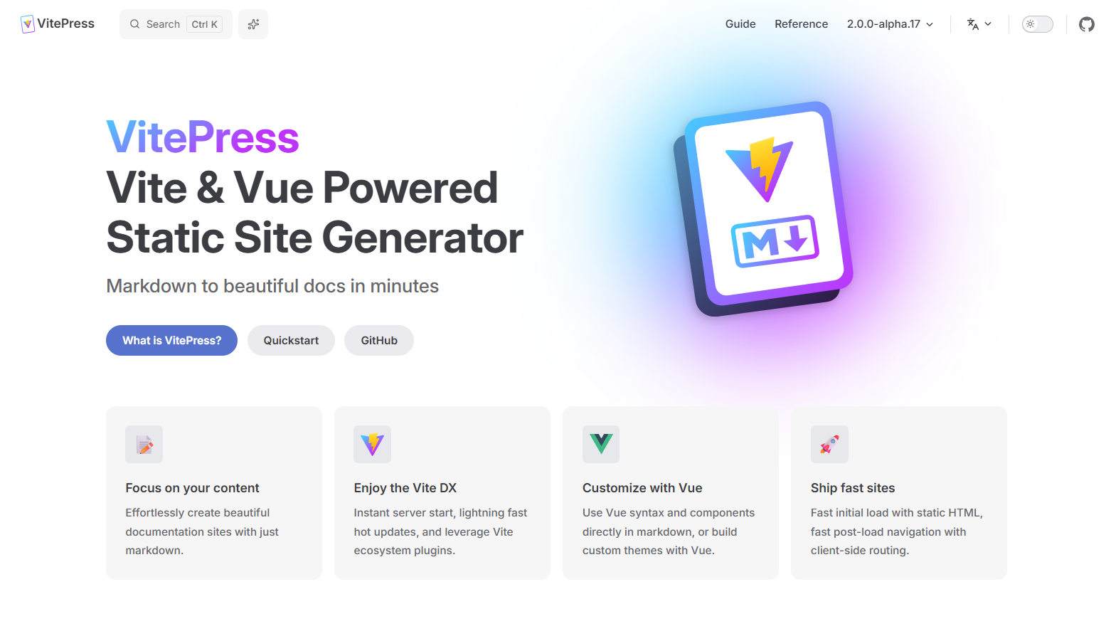VitePress: static website generator in VueJS thumbnail